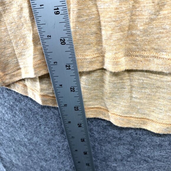 NWT Sisley Girls XL 10-11 Years Linen Blend T Shirt Ruffle Peach Summer 150 cm - Picture 11 of 12